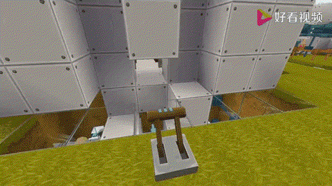 迷你世界铁门怎么开门