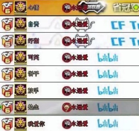 穿越火线有什么好名字[图2]